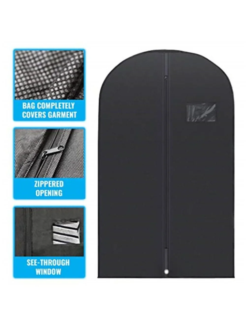 Garment Bags Hanging Clothes Storage Travel Suit Dress Cover Breathable